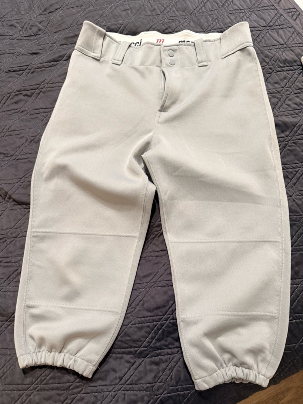 Marucci Youth Baseball Pants Knickers: Grey
